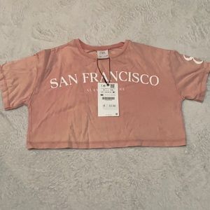 Zara Girls Cropped Top